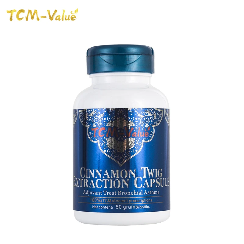 

TCM-Value Cinnamon Twig Extraction Capsule, Adjuvant Treat Emphysema, Cure Shortness of breath, Cure Habitual puffing, 50pcs