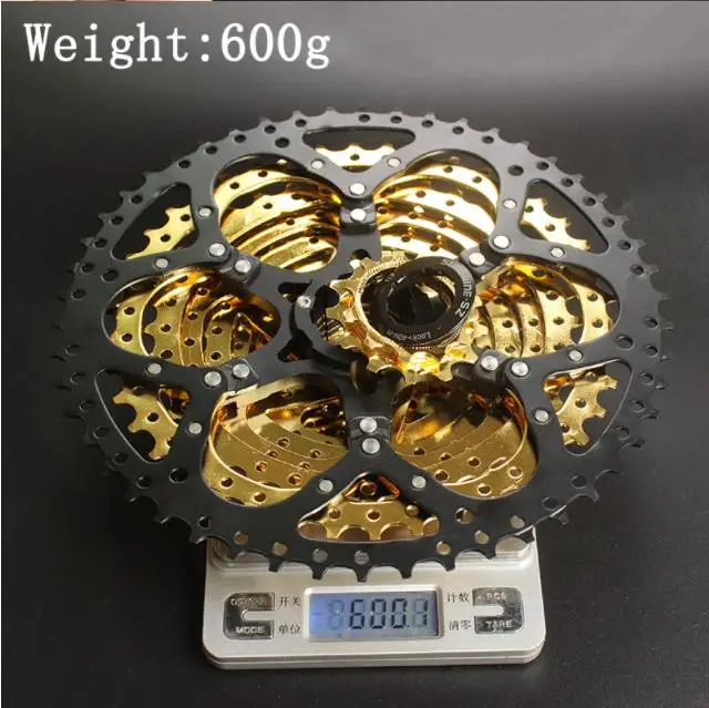 SUNSHINE-SZ 11-50 T 10 скоростная кассета 10 s Gold Freewheel MTB горный велосипед стальные золотые звездочки для системы деталей