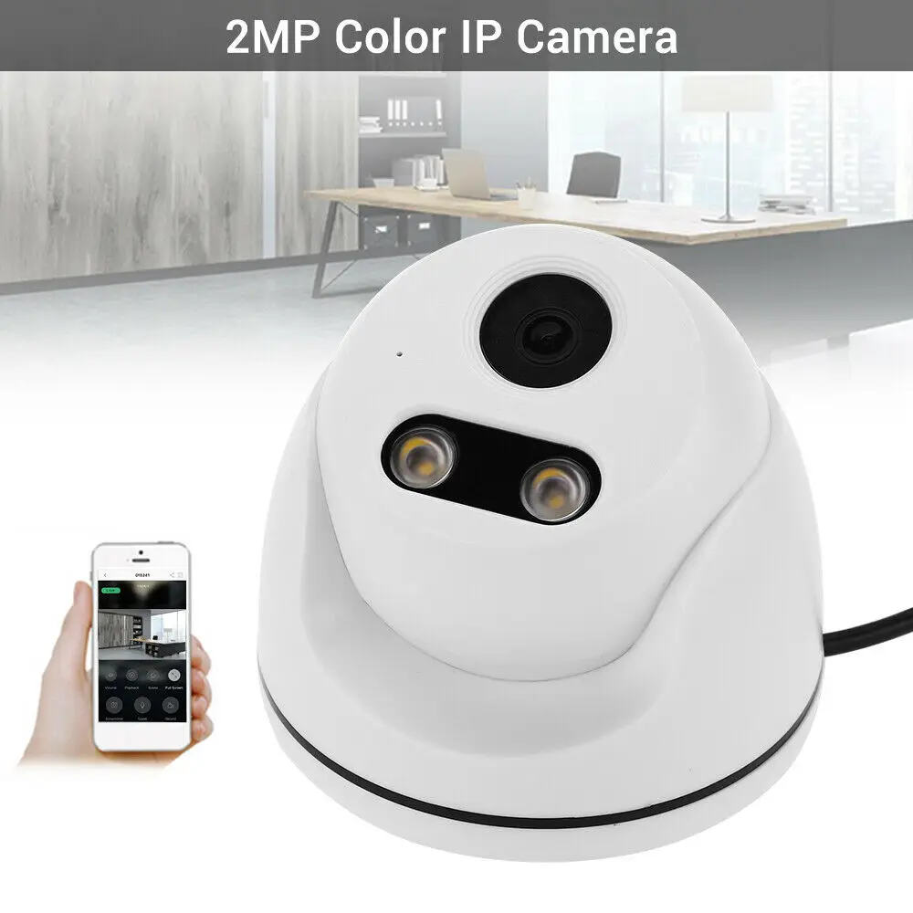 

HD 1080P IP Camera Network Security 3.6mm Smart Color IR Night Vision Waterproof Home Security Camera