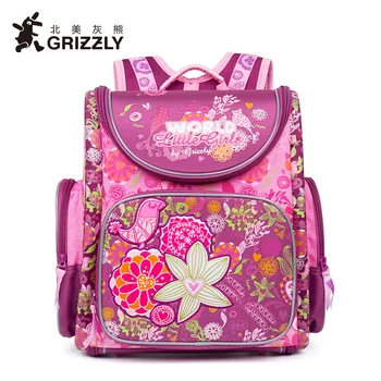 

Russian Children School Bags Flower Printed Orthopedic Backpack School Portfolio Girls School Backpacks Kids Satchel Mochilas