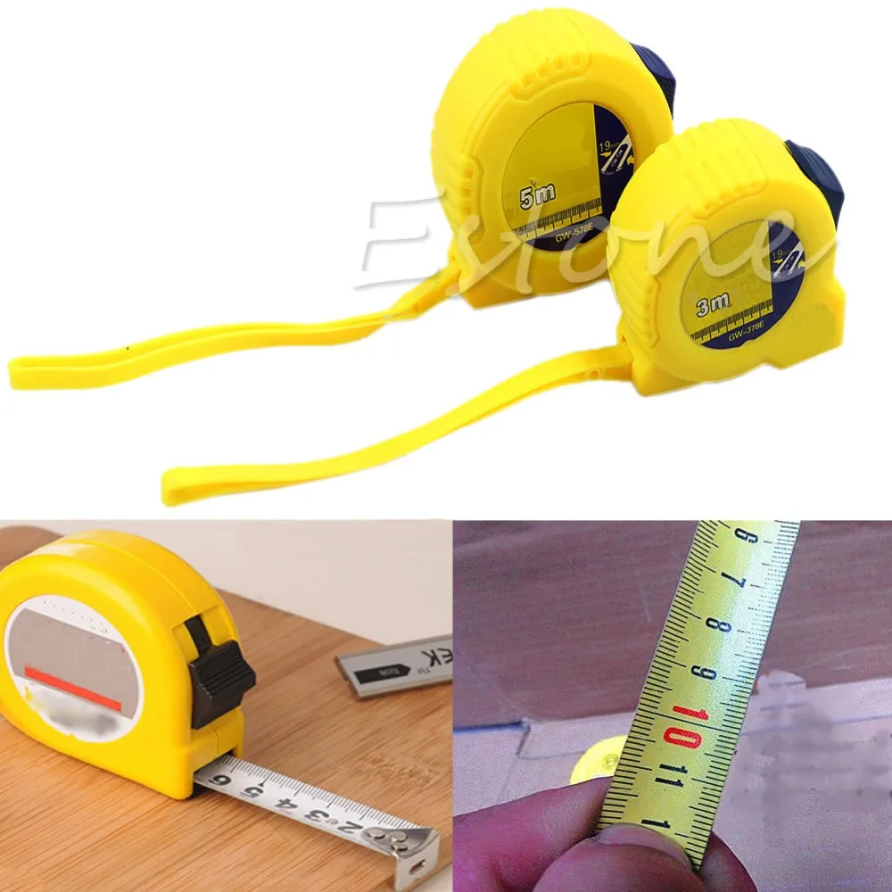 Universal Retractable Steel Ruler Tape Measure Sewing Cloth Metric