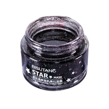 

200g Star Glitter Peel Off Black Face Mask Anti Aging Blackhead Acne Remover Skin Moisturizing Cream SunscreenF11.5