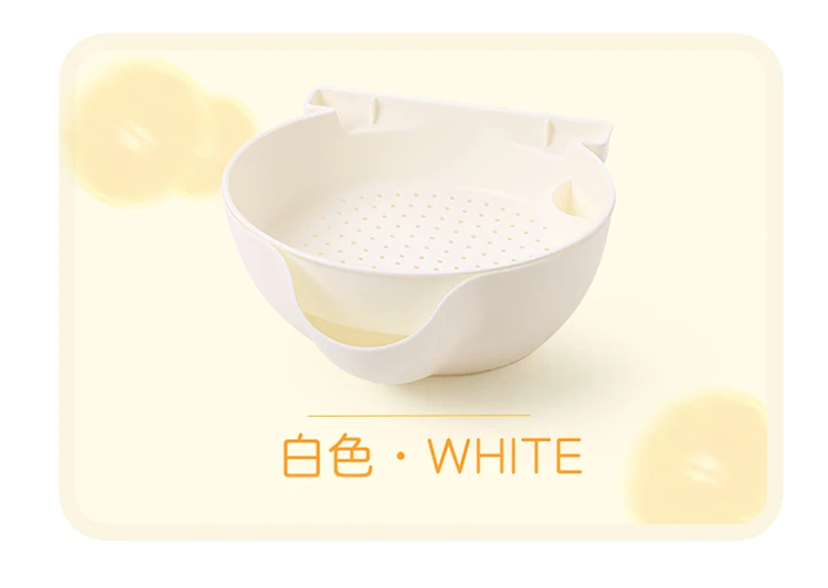 Creative double-layer removable fruit bowl plastic melon fruit drain tray lazy round snacks dried fruit plate mx12301551