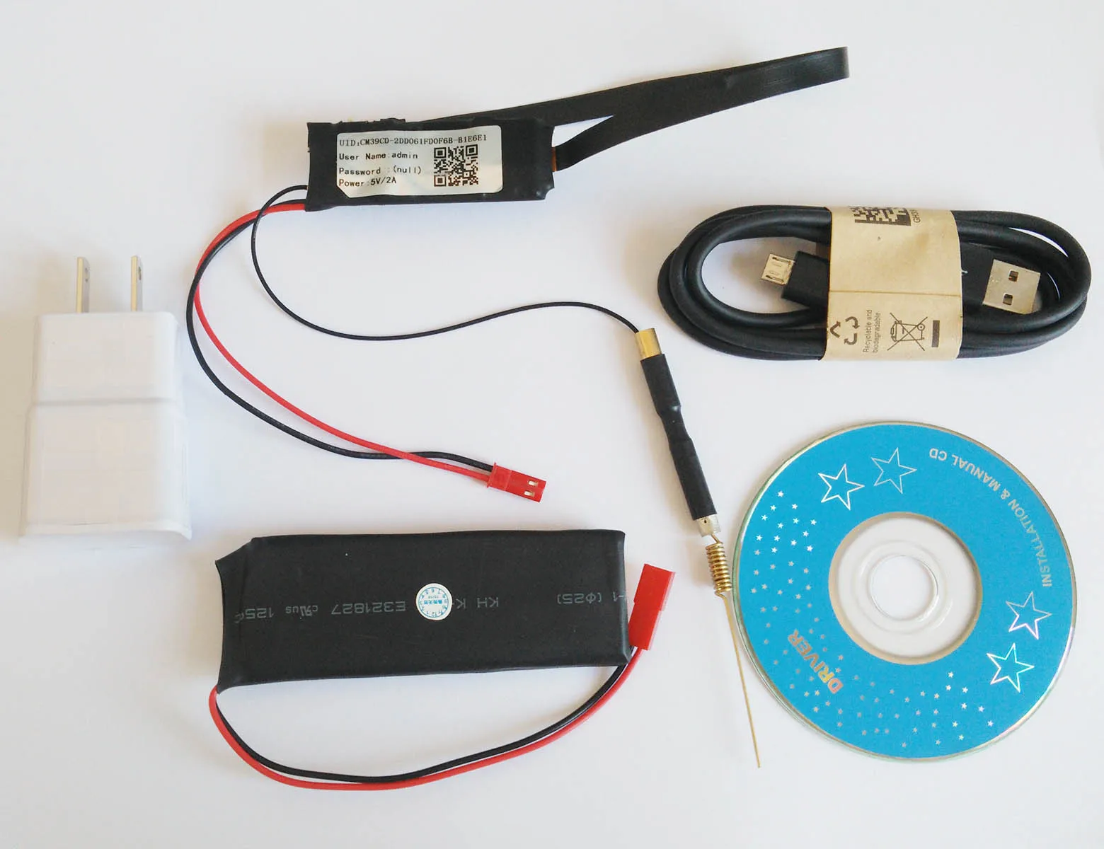 S06 WIFI Module Full Set CCTV Accesories 90 degree 2500MAH