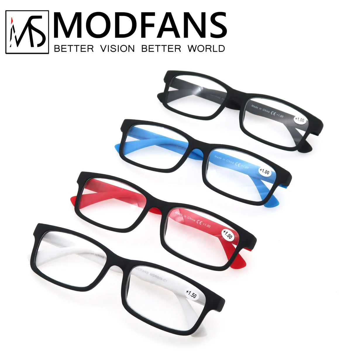 

Reading Glasses Men Women Matte Rectangle Frame Reader Fashion Eyeglasses ultra Light Female Diopter +100 125 150 200 300 400