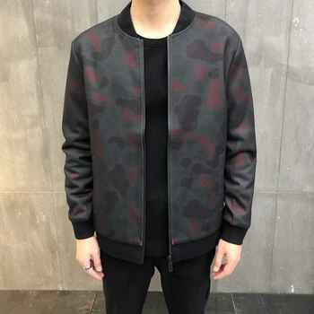 

Casual Camouflage Winter Jacket Men 2018 Fashion Black Zipper Long Sleeve Coat Plus Size Warm Windbreaker Slim Trend Men Jacket