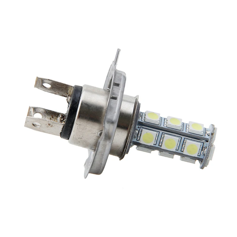 

1Pc 7000K 12V White RV Camper Headlight H4 5050 18-LED Light Bulbs Backup Reverse Car Light Source