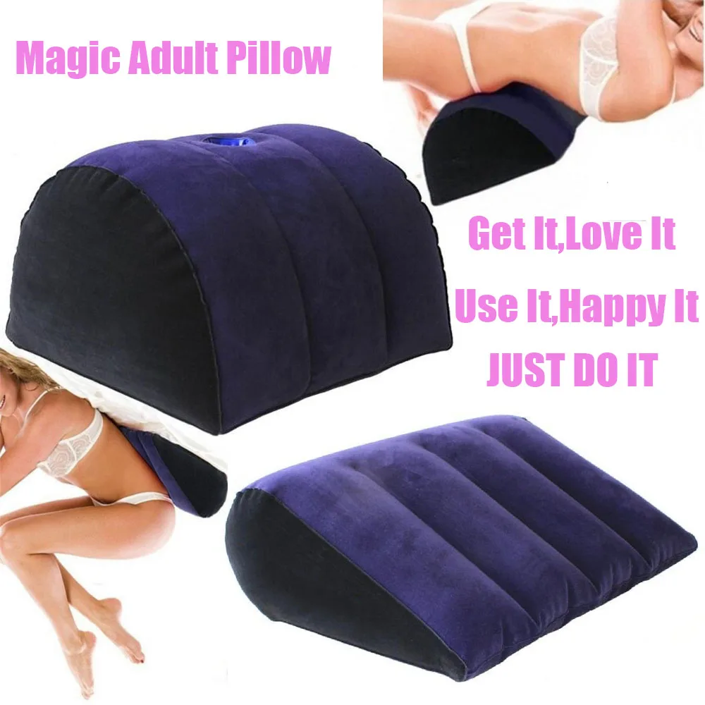 

Funny Inflatable Love Pillow Cushion Aid Wedge Position Furniture Couple Magic Love Game Toy Improve The Chances Of Pregnancy