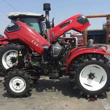 Четыре колеса вождения 60hp сельскохозяйственный трактор с кабиной