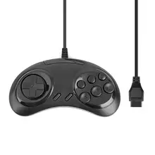 16 бит проводной геймпад для 9-hole SEGA игра, ручной контроллер Джойстик для SEGA K1 K2 портативная игра рукоятка игровые аксессуары
