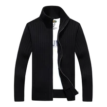 

2018 Autumn and Winter New Sweater Men's Business Jacket Thickened Sweater