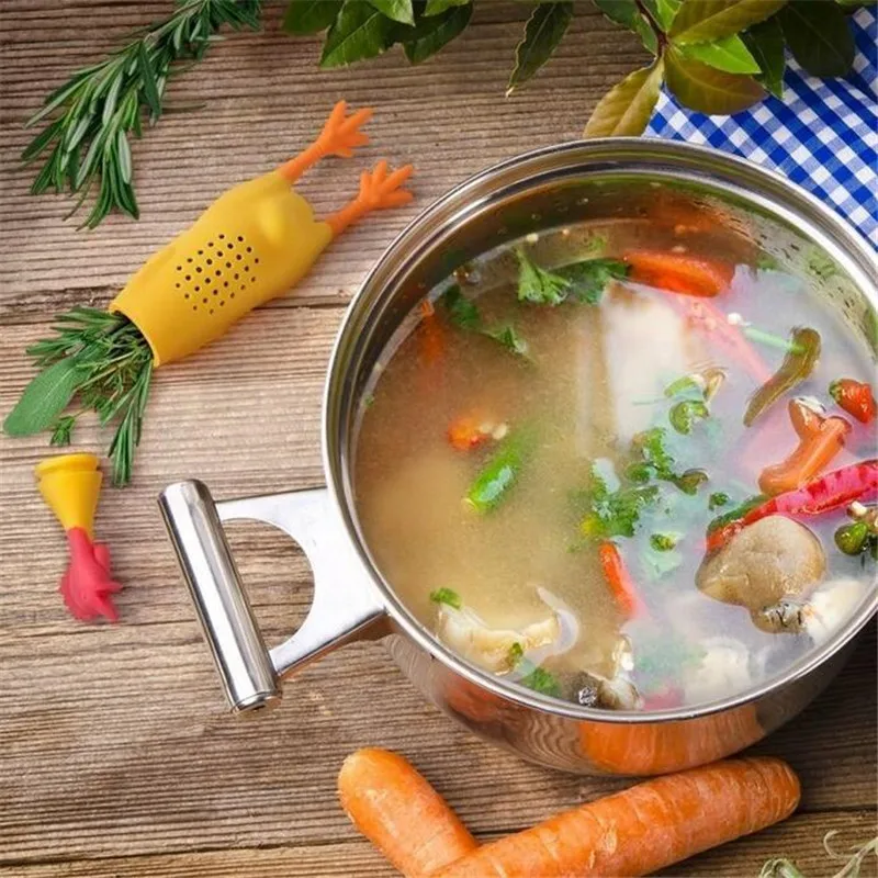 

Chicken cries Stew Seasoning Box Organic Silicone Kitchen Gadgets Spice Container Casserole Hot Pot Cooking Home Dining Hot