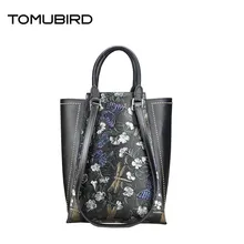 Сумка из натуральной кожи,, женская сумка, Большая вместительная цветная сумка, модная сумка с заклепками для мамы