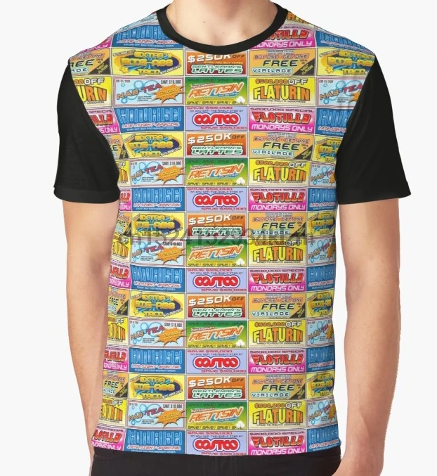 

All Over Print T-Shirt Men Funy tshirt Idiocracy Fake Logos Camiseta Short Sleeve O-Neck Tops Tee women t shirt