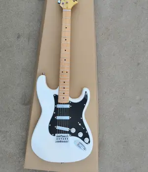 

Factory Custom White STR Guitar with three double designation sound pickup ,Chrome Hardwares,customized!S-27