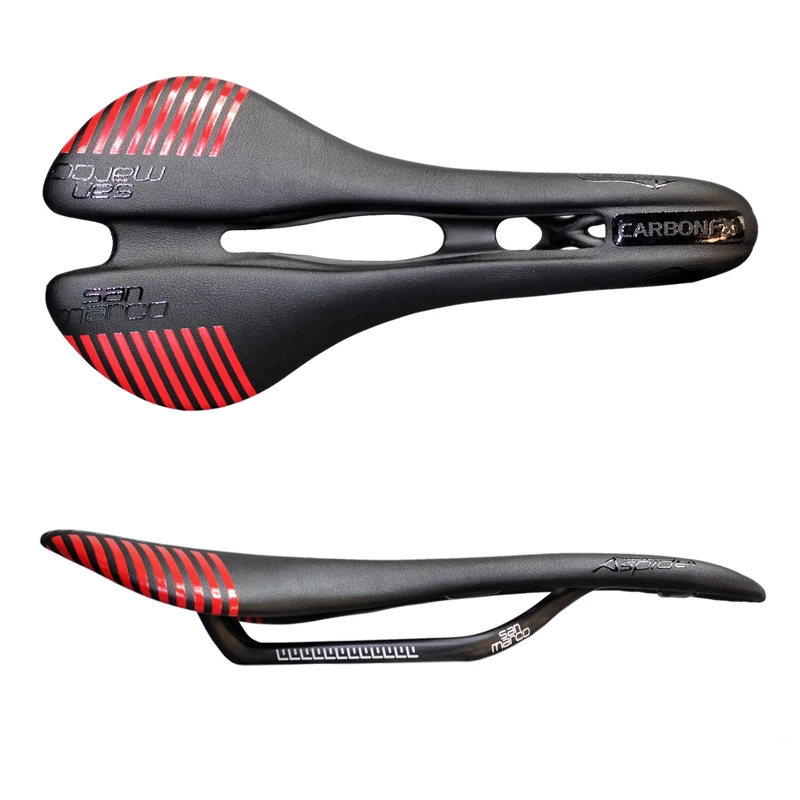 

2018 New full carbon saddle road mountain bike bicycle saddle bike seat boby geometry with PU leather
