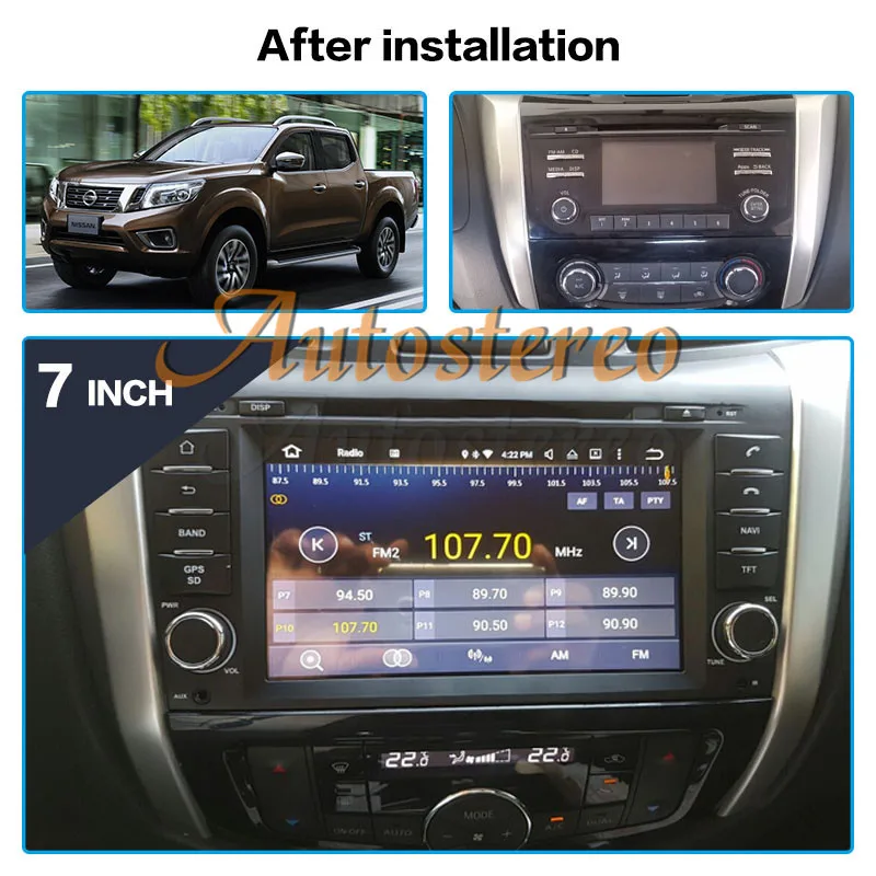 Cheap Android 9 PX5/6 DSP Car GPS Navigation DVD Player Radio For NISSAN NP300 Navara Terra Headunit SatNav multimedia player recorder 1