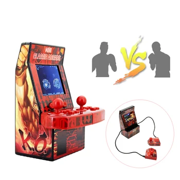 

Retro game console portable Classic mini Arcade Gaming Double handheld game player Support TF Card Builtin 183 consola games