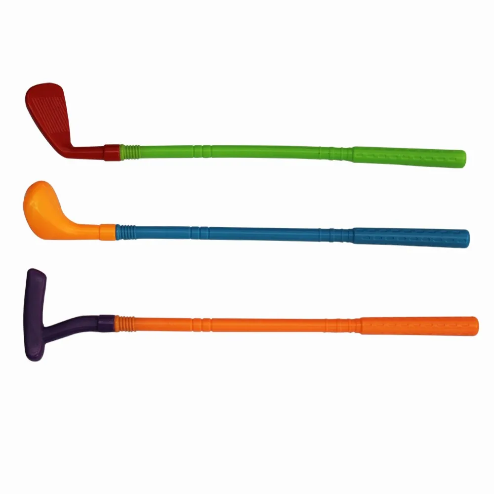 Гребень Гольф разноцветные пластиковые мини Гольф клуб набор Гольф игрушки для детей дети Крытый Открытый Дворе Спортивные игры наборы