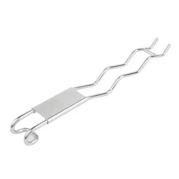 

Hot Outdoor Stainless Steel Anti-scald Grilling Net Tong Pot Cover Fork for Camping Barbecue