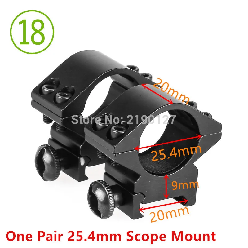 30mm / 25.4mm  Riflescope mount ring 11mm / 20mm dovetail rail high profile Low Profile for rifle scope hunting mount