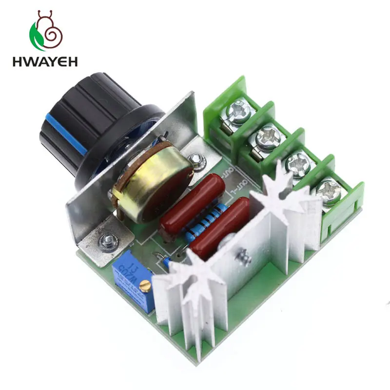 AC 220V 2000W SCR регулятор напряжения Диммеры Регулятор скорости термостат|voltage