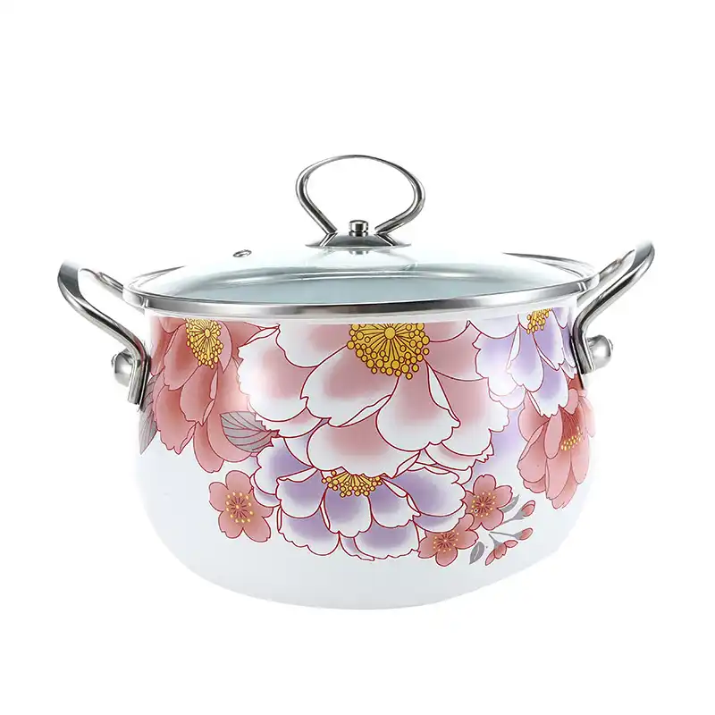 3500 Ml Auflauf Dicken Emaille Suppe Topf Edelstahl Emaille Herd Induktion Herd Universal Topf Aliexpress