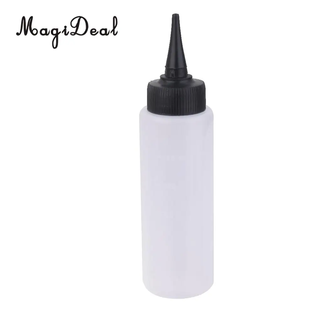 Plastic Hair Color Hairdressing Squeeze Applicator Measuring Bottle 150ml High Quality Plastic