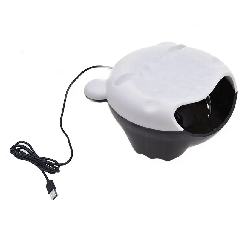 Pet USB Автоматический фонтан воды кошка питьевой Электрический котенок диспенсер воды, обеспечивающий струящаяся вода