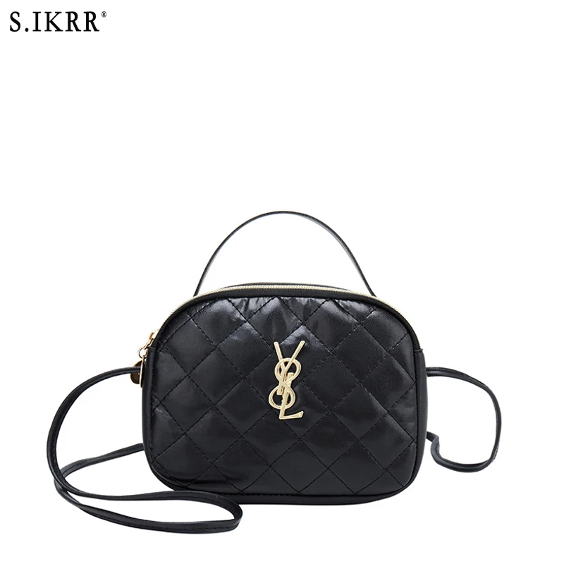 

S.IKRR Casual Small Leather Crossbody Bags for Women 2019 Design PU Leather Handbags Tote Shoulder Bags Messenger women bag
