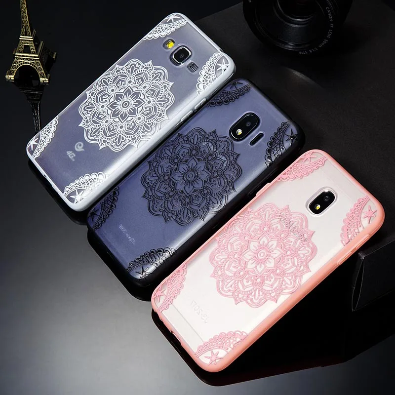 Kerzzil ретро кружева Мандала Цветок Жесткий PC чехол задняя крышка для Samsung Galaxy S9 S8 Plus