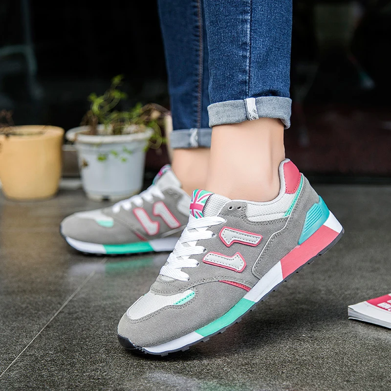 KUYUPP Mesh Women Running Shoes Breathable 90 Sport Shoes Women's Sneakers Maxings Running Shoes apatillas deportivas mujer B94 (36)