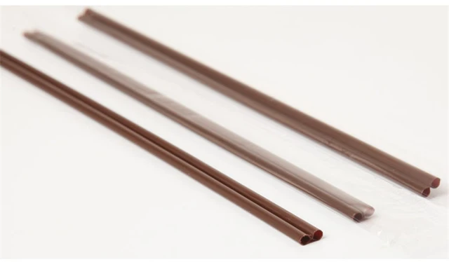 Disposable Plastic Coffee Stirrer Straw - 7 inch Sip Stir Stick (Coffee, 50), Brown