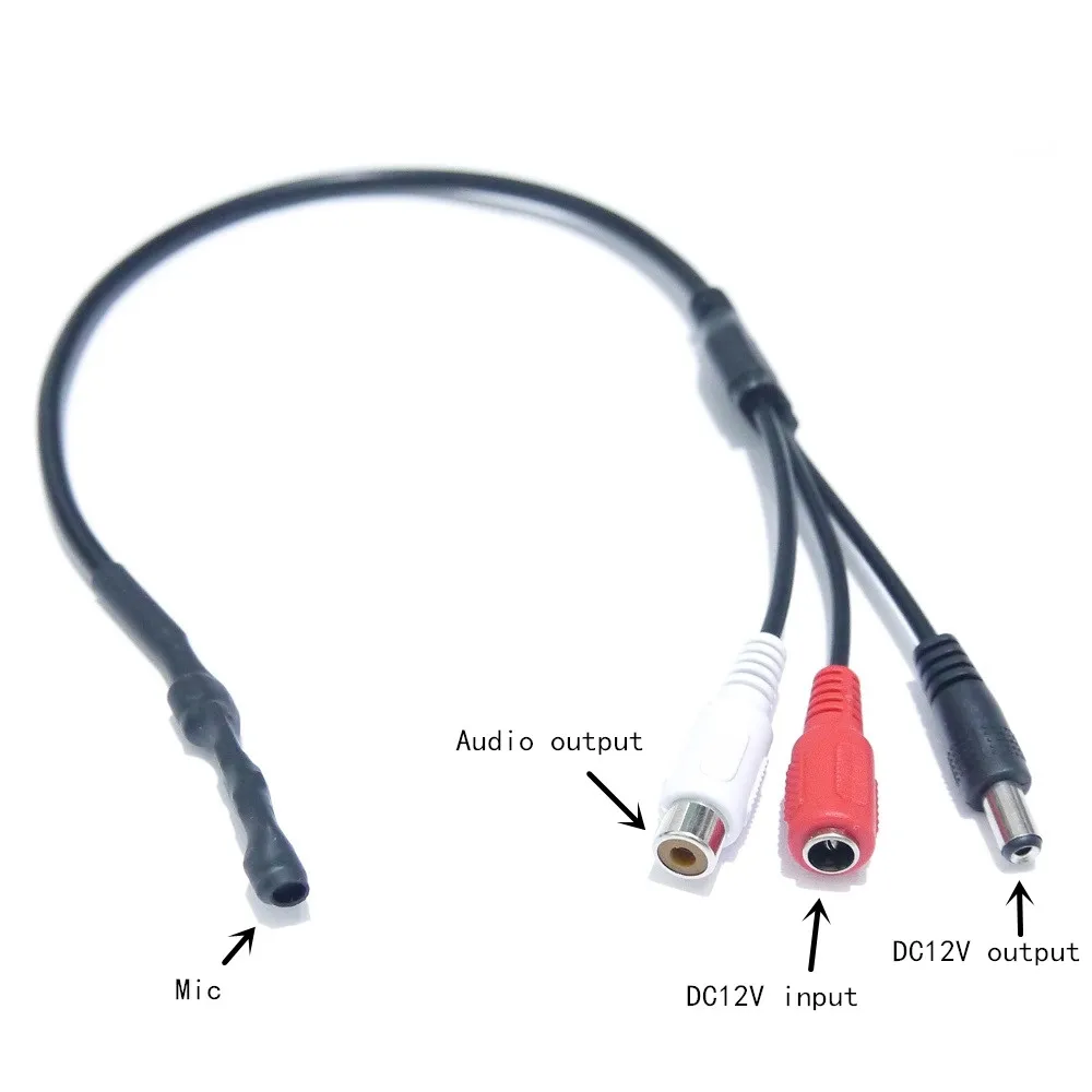 

CCTV Camera Mircophone Audio CS-06X For CCTV Camera