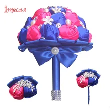 Запястье цветок и бутоньерка) искусственная Роза невеста букет Букеты Свадебные могут быть выполнены по индивидуальному заказу изделие Букеты Свадебные комплект W278-T