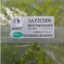 Светодиоды 5 мм желтый пакет из 1000