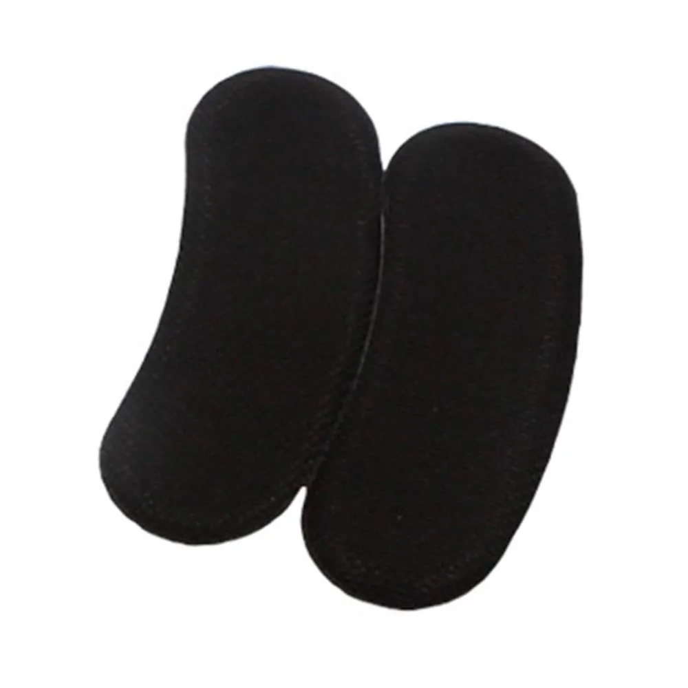 1 пара невидимых задних подушечек для пятки; губчатые подушечки; Защитные подушечки; стельки для ухода за ногами; обувь на высоком каблуке; клейкая подкладка - Цвет: black