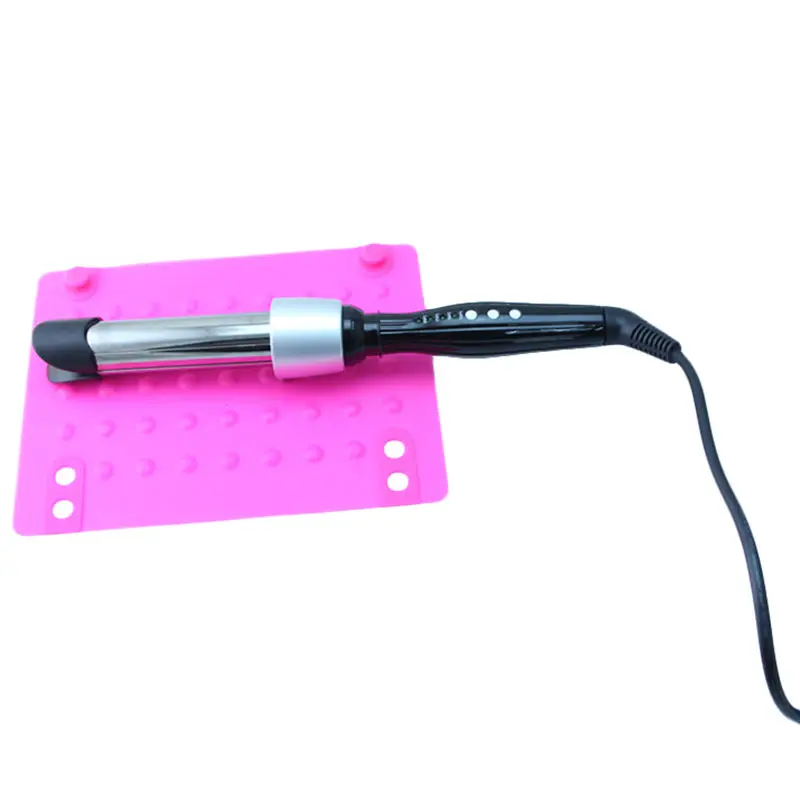 DIY Flat Iron Heat Resistant Silicone Mat for Straightener and Curling