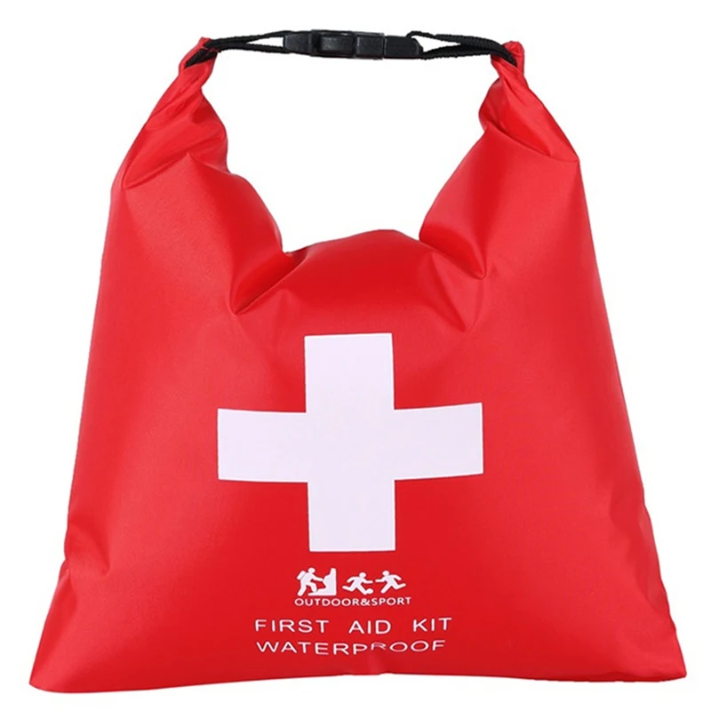 

1.2L Waterproof First Aid Kit Bag Portable Emergency Kits Case Only For Outdoor Camp Travel Emergency Medical Treatment