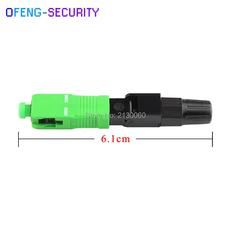100 шт./лот FTTH инструмент холодное соединение инструмент SC/APC Оптическое волокно быстро разъем