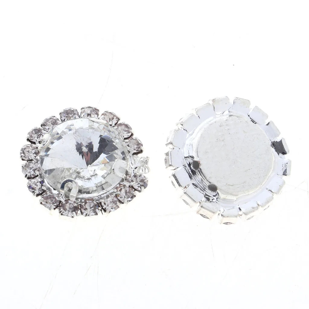 20Pcs Glass Rhinestone Sewing On Clothes Wedding Dress DIY Fashion Rhinestone Decoration Sticker Sewing Accessories