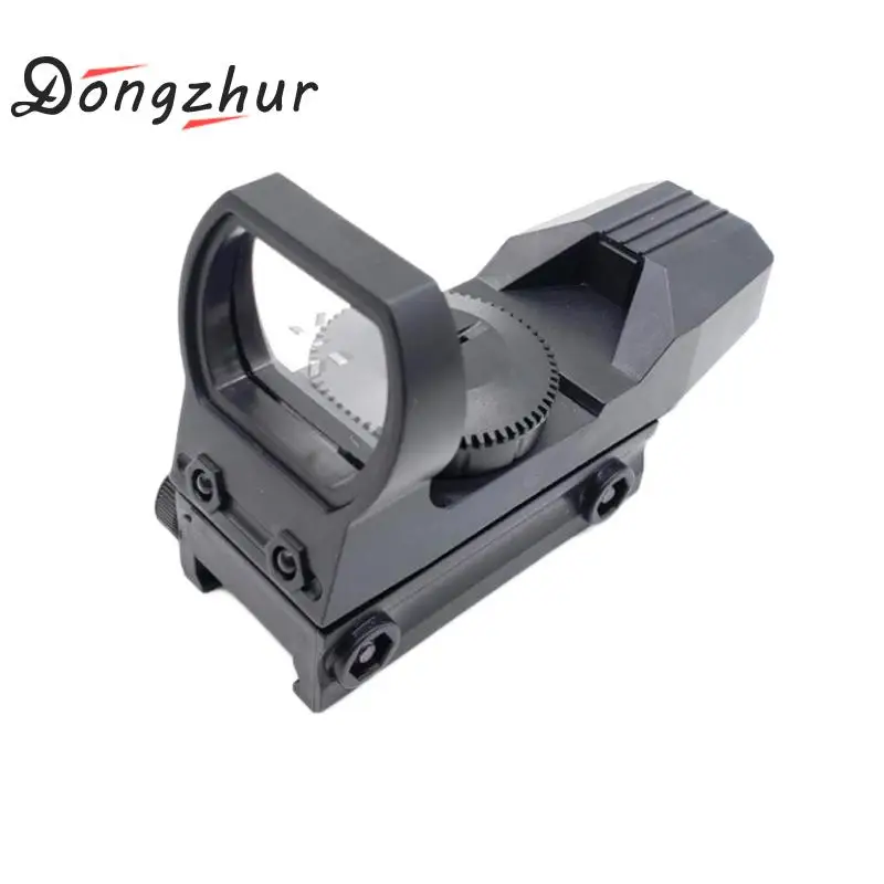 

20mm Rail Riflescope Hunting Optics Holographic Red Dot Sight Reflex 4 Reticle Tactical Scope Collimator Sight Plastic