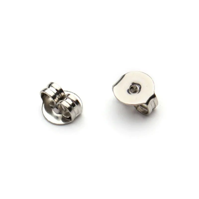 High Quality 100pcs Lot Stainless Steel Earrings Jewelry Metal Ear High Quality 100pcs Lot Stainless Steel Earrings Jewelry Metal Ear Earring Back Stopper Diy Accessories F2216