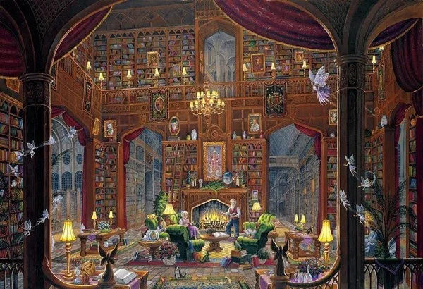 

64-44-Needlework Crafts Embroidery French DMC Quality Counted Cross Stitch Kit Set Oil Painting Knowledge Seekers
