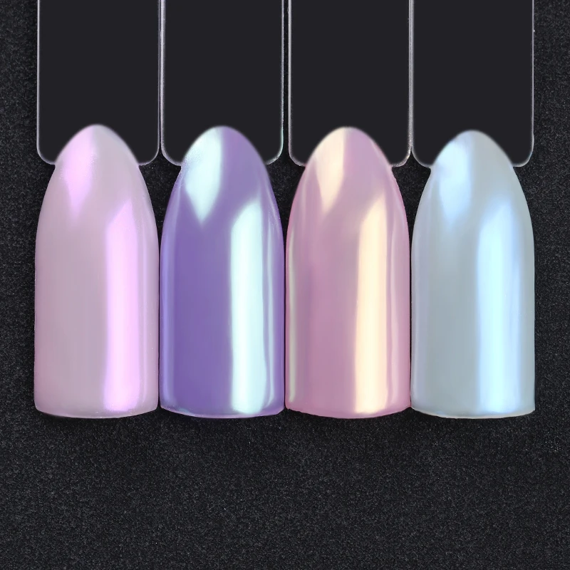 

BORN PRETTY 5 Boxes Gradient Nail Glitter Set Shell Shimmer Nail Art Dust Laser Rainbow Nail Tips Decorations