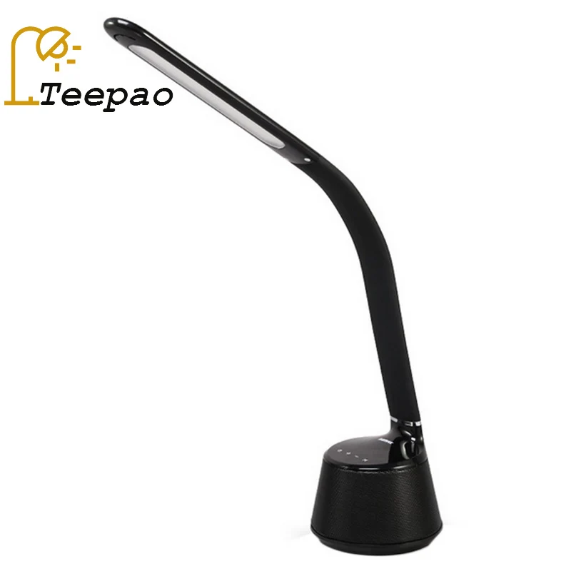 

2 Color Kids Gift Vision Protection Portable Led Table Lamp Touch Switch & Stereo Bluetooth Speakers Hands Free