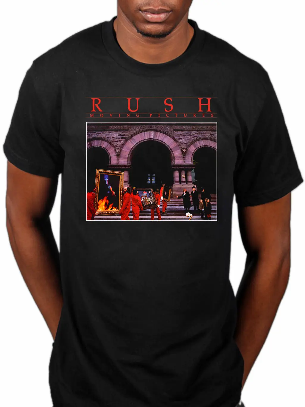 

Rush Moving Pictures T-Shirt Rock Band Tour Merch Geddy Lee