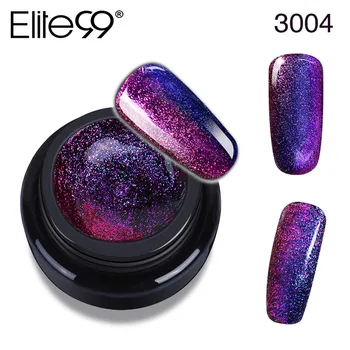 

Elite99 5ml 3D Holographic Chameleon UV Nail Polish Soak Off Bling Glitter UV LED Nail Art Manicure Gel Paint Varnishes Lacquer