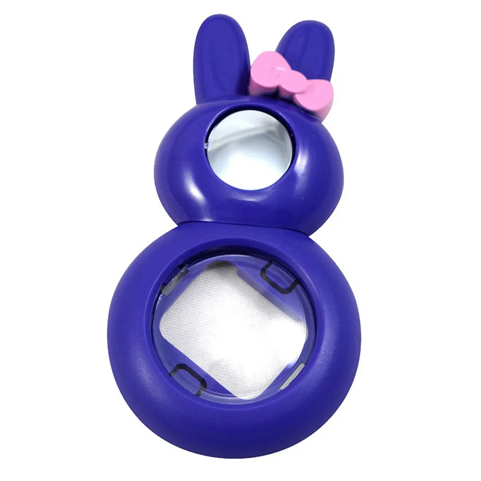 Совместимость с Fuji Instax Mini 7S 8 8+ 9 крупным планом объектив селфи зеркало для съемки селфи милый кролик для Polaroid камера аксессуары - Цвет: Purple