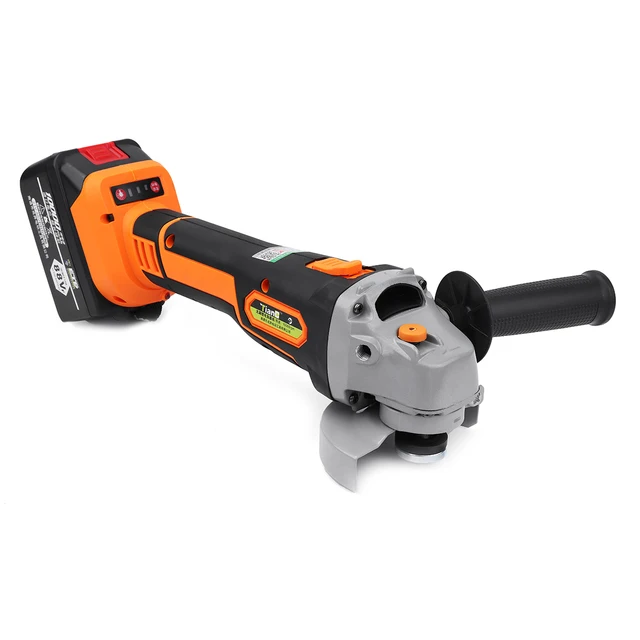 88V 10000mAh Electric Angle Grinder Cordless Polisher Polishing Machine Cutting Tool with 2 batteri for grinding cutting metal